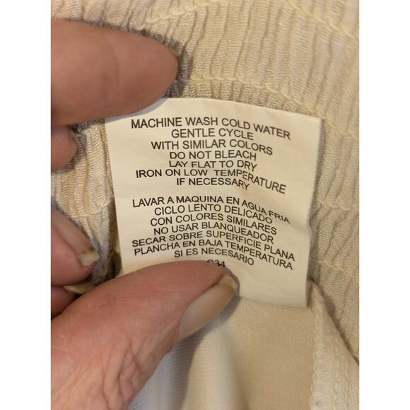 As U Wish Flutter Sleeve Pastel Colorblock Smocked Full Skirted Mini Dress M - Picture 7 of 7